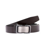 Men Brown Solid Leather Belt